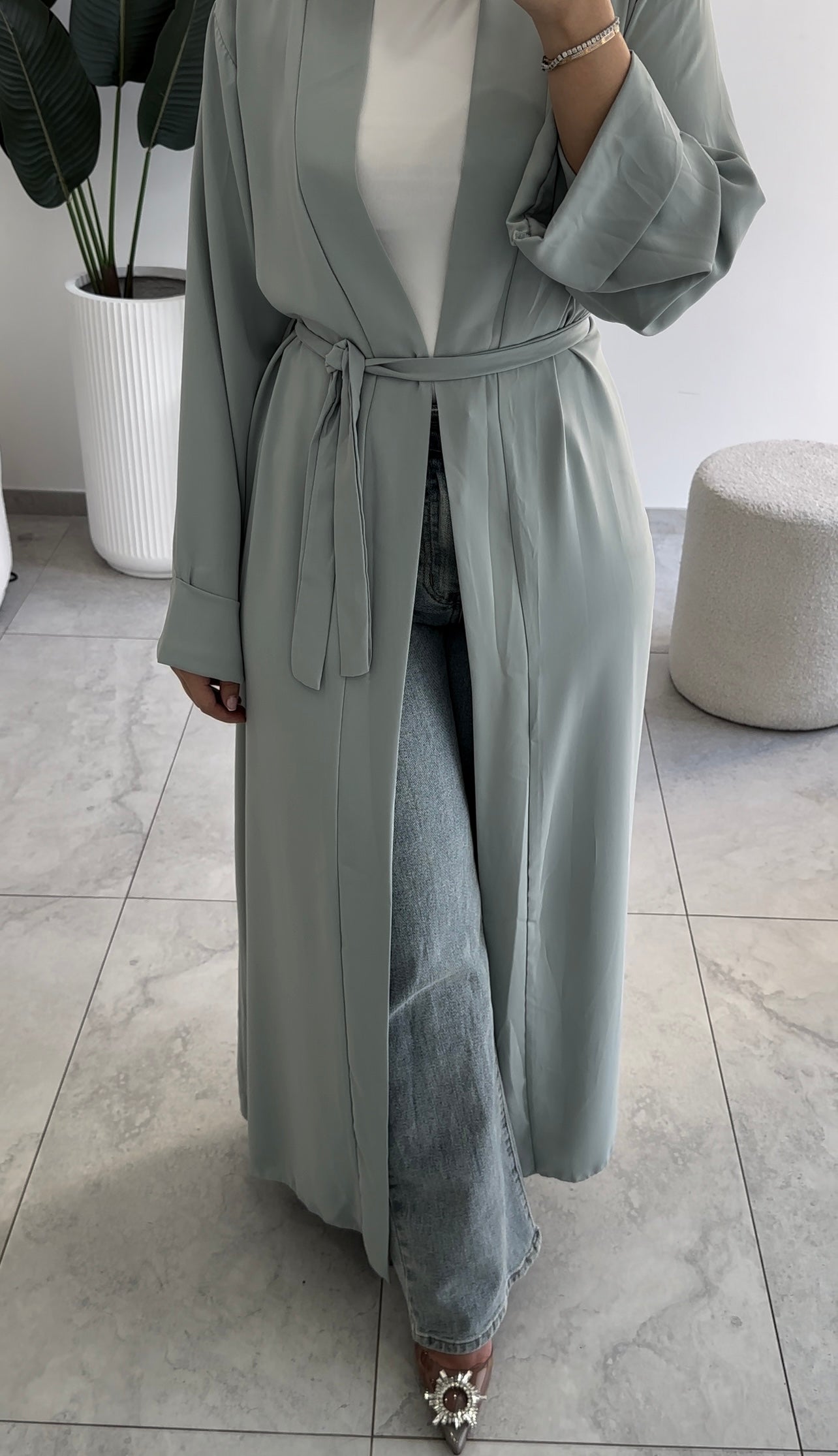 ‘Soft Like Butter” OPEN Abaya only - WITH BELT