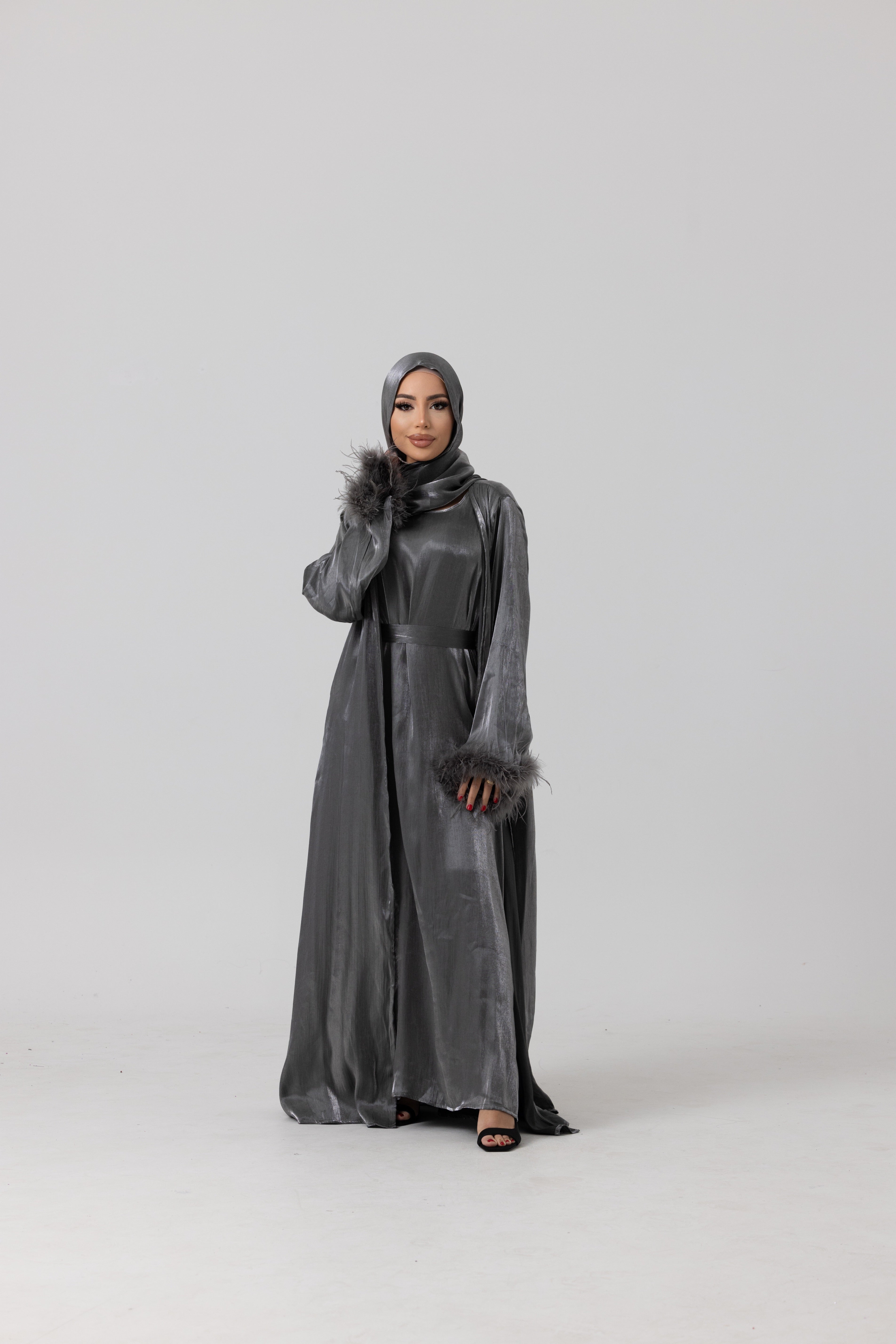 SAFA 3 PIECE ABAYA