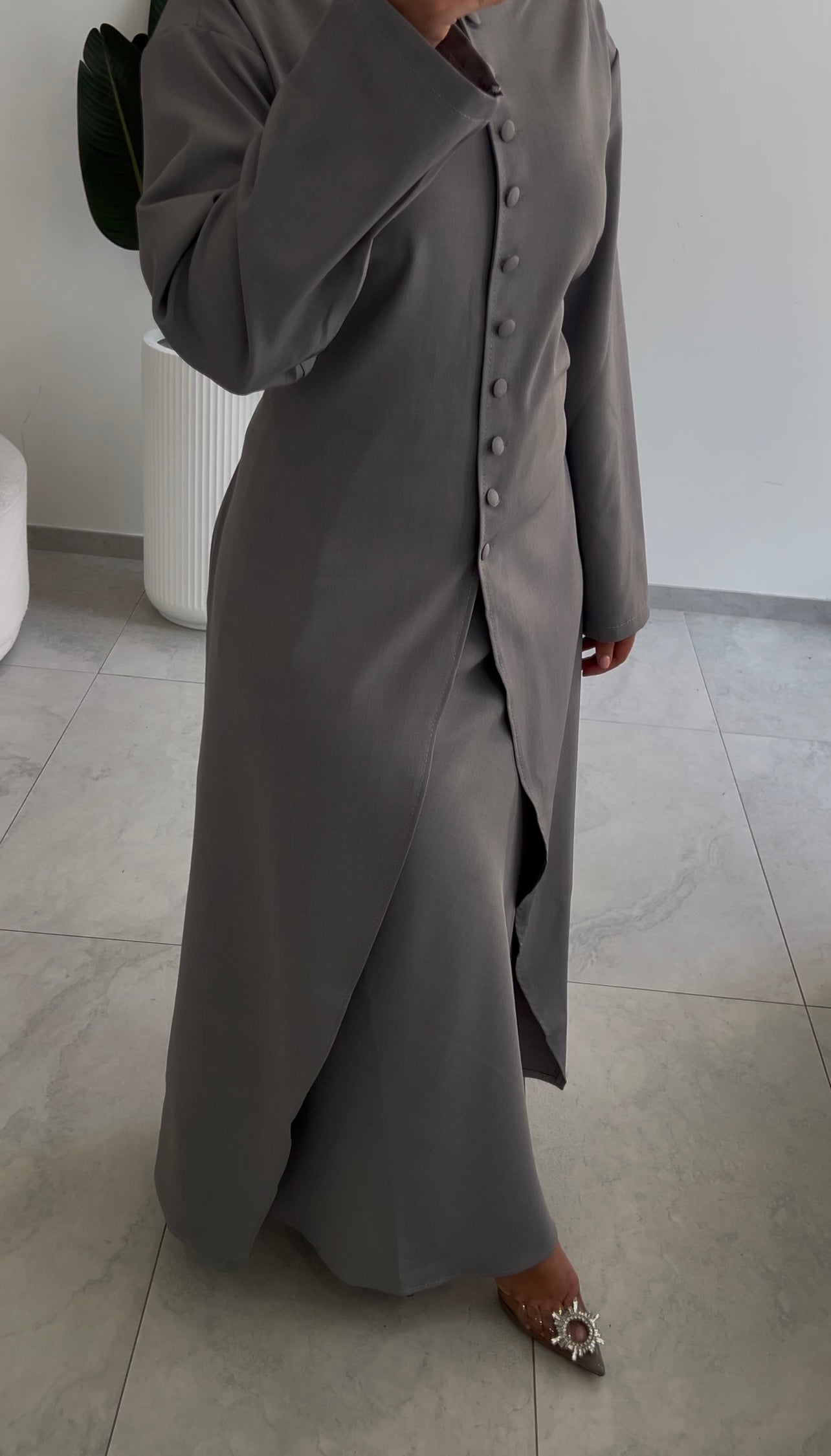 Florence Abaya/Skirt Set