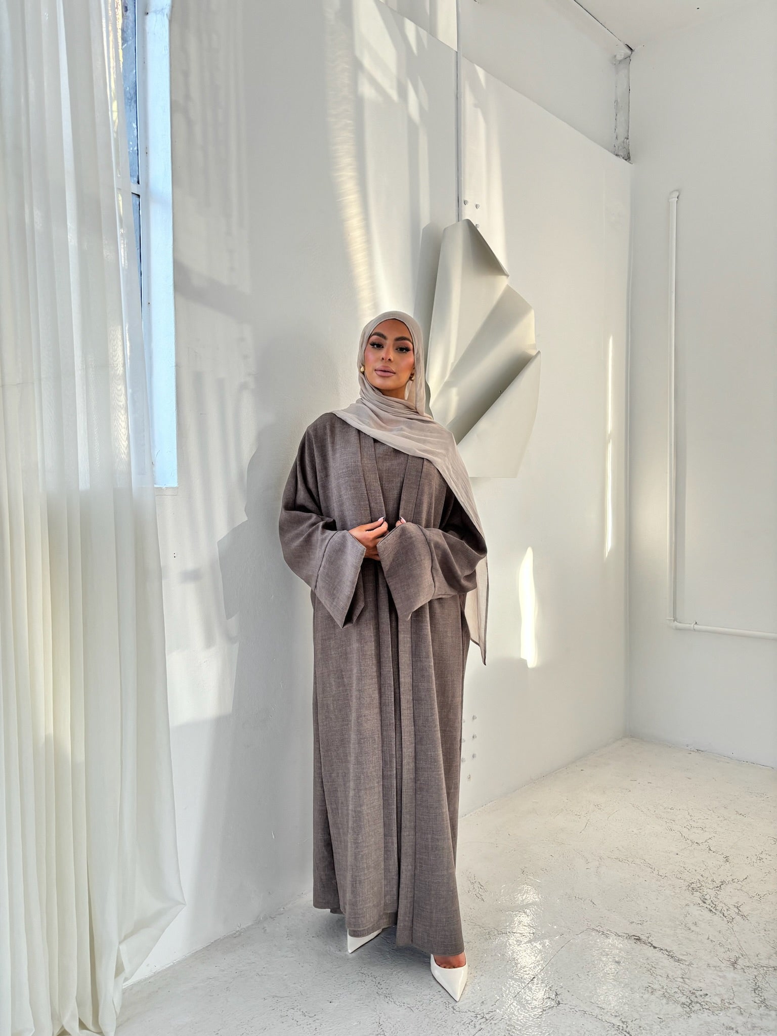 LINEN 2 PIECE ABAYA