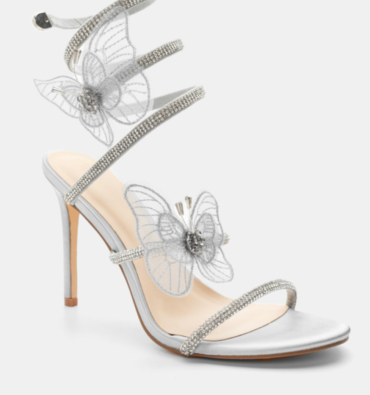 Míray Butterfly Heel- Silver